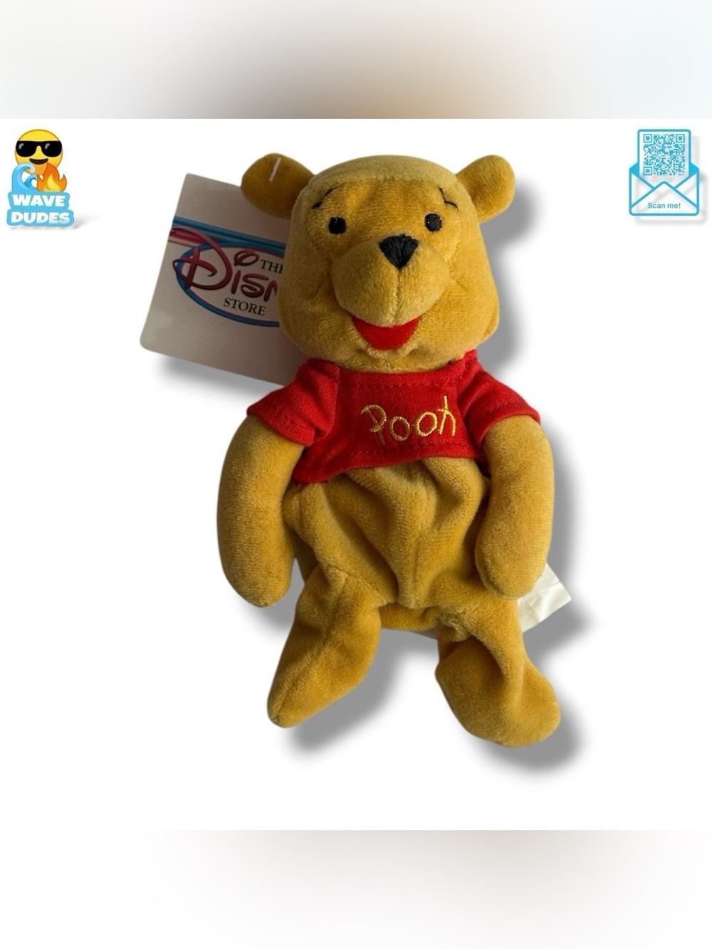 Vintage Winnie The Pooh Disney Mini Plush